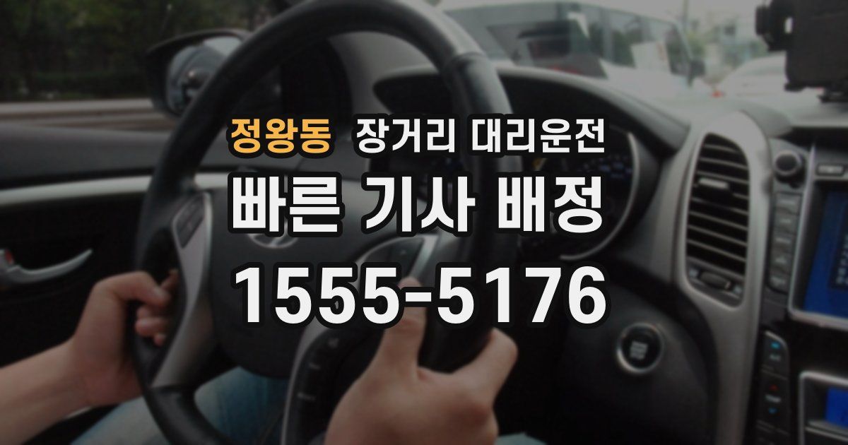 정왕동 장거리 대리운전