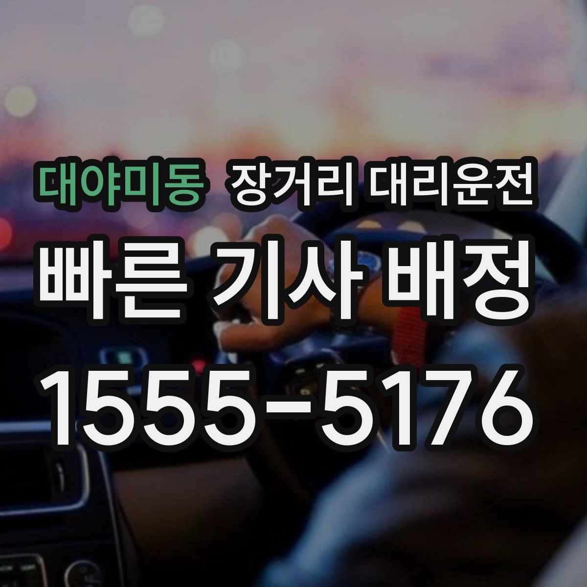 대야미동 장거리 대리운전