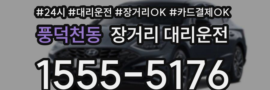 풍덕천동 장거리 대리운전