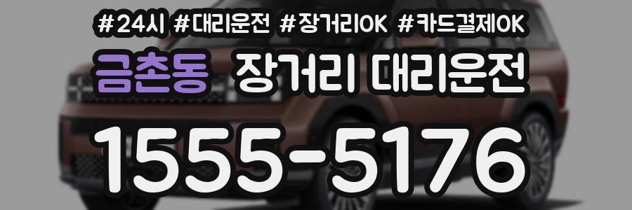 금촌동 장거리 대리운전