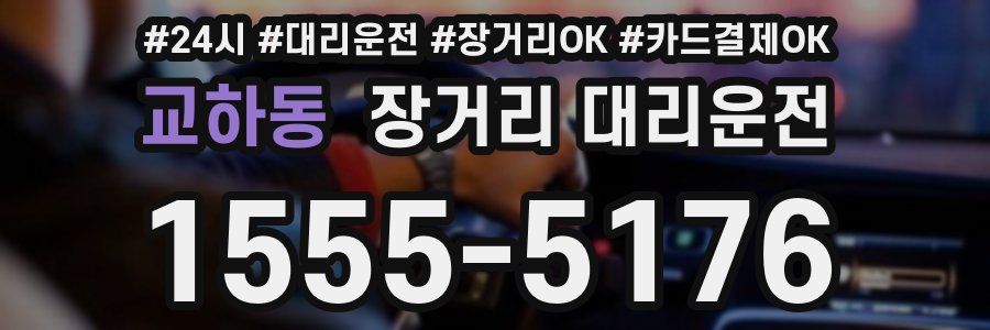교하동 장거리 대리운전
