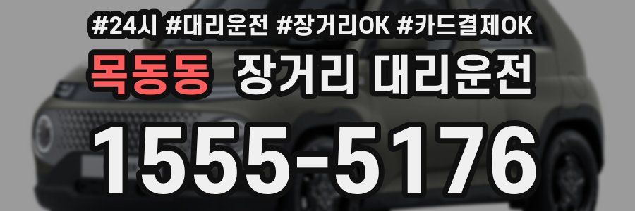 목동동 장거리 대리운전