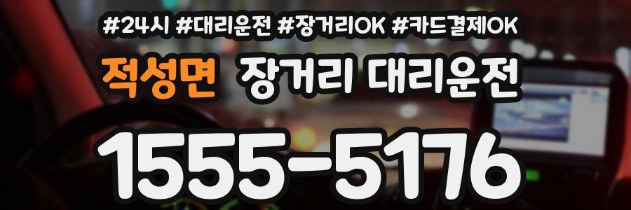 적성면 장거리 대리운전