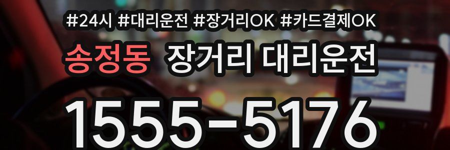 송정동 장거리 대리운전