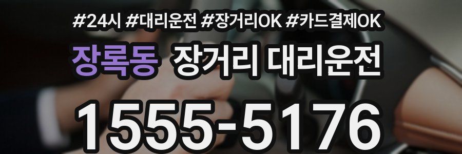 장록동 장거리 대리운전