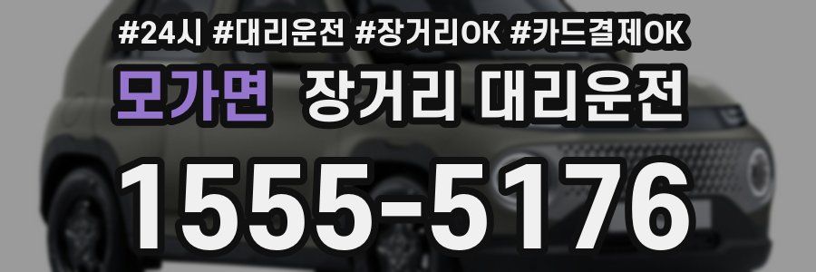 모가면 장거리 대리운전