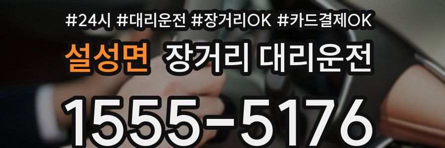 설성면 장거리 대리운전