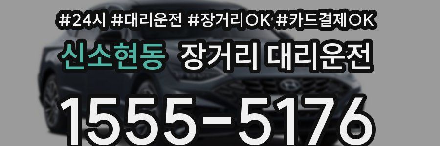 신소현동 장거리 대리운전