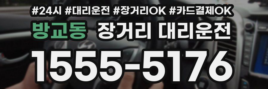 방교동 장거리 대리운전