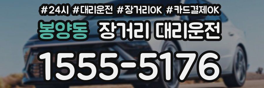 봉양동 장거리 대리운전