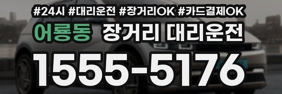 어룡동 장거리 대리운전