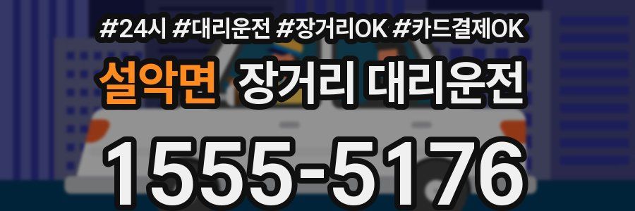 설악면 장거리 대리운전