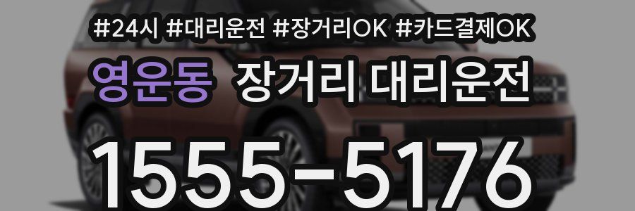 영운동 장거리 대리운전