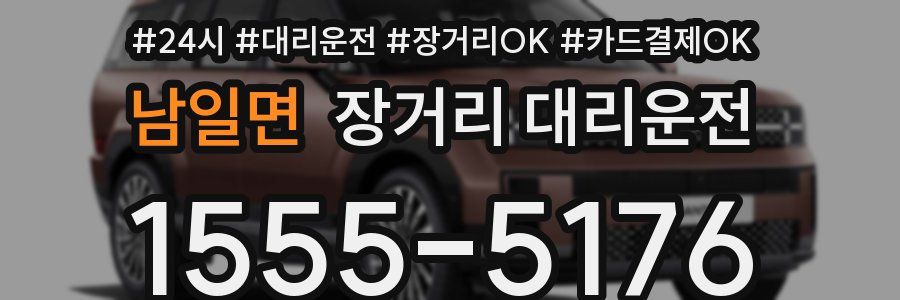 남일면 장거리 대리운전
