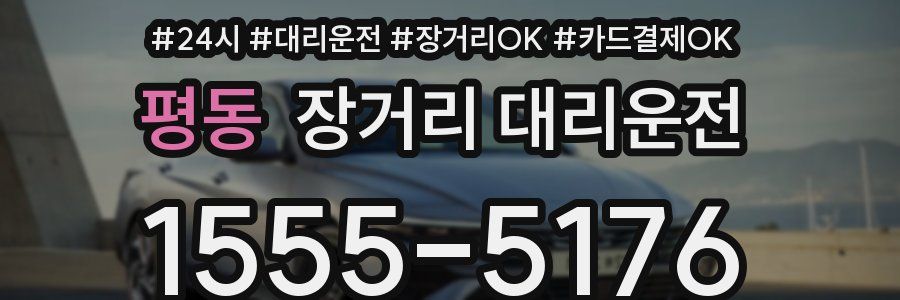 평동 장거리 대리운전