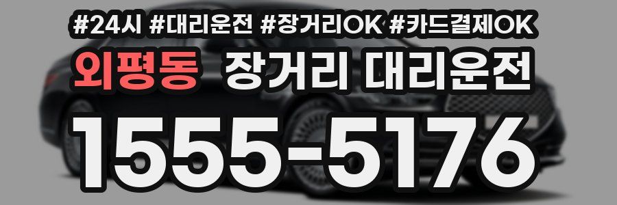 외평동 장거리 대리운전