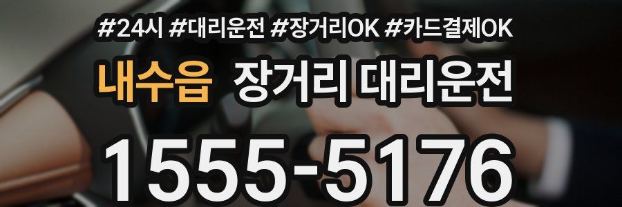 내수읍 장거리 대리운전