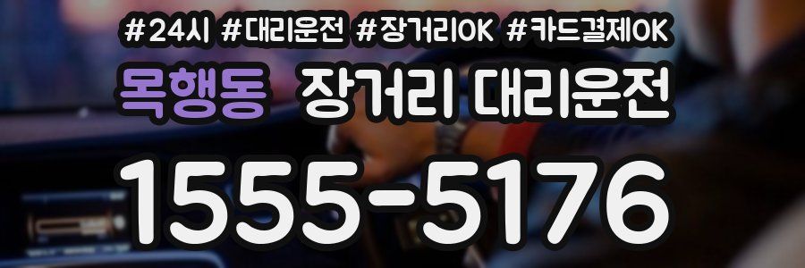 목행동 장거리 대리운전