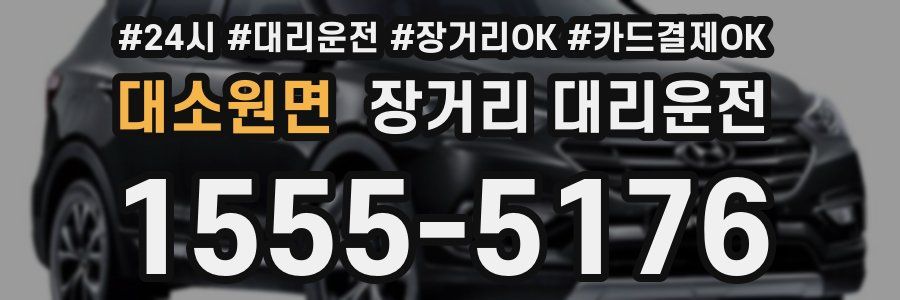 대소원면 장거리 대리운전