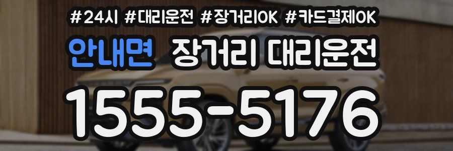 안내면 장거리 대리운전