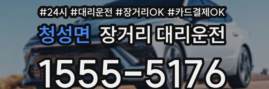 청성면 장거리 대리운전