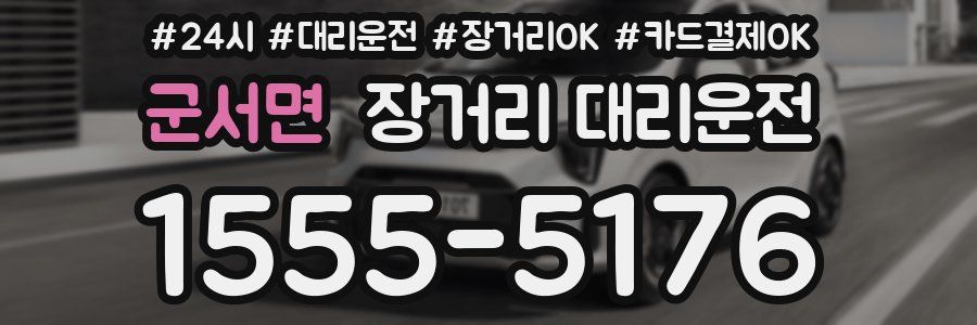 군서면 장거리 대리운전