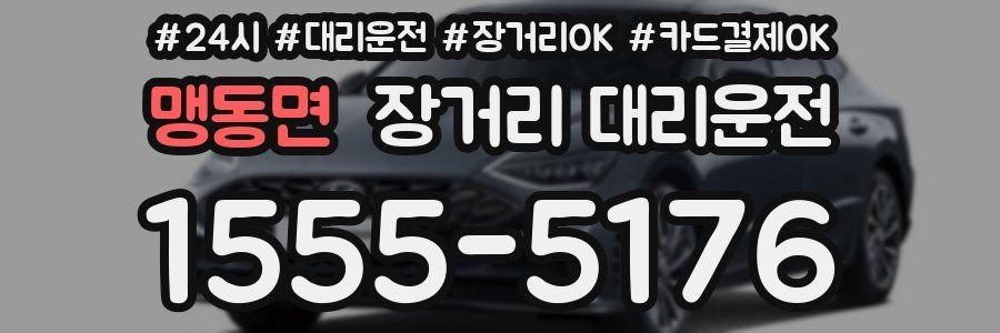 맹동면 장거리 대리운전