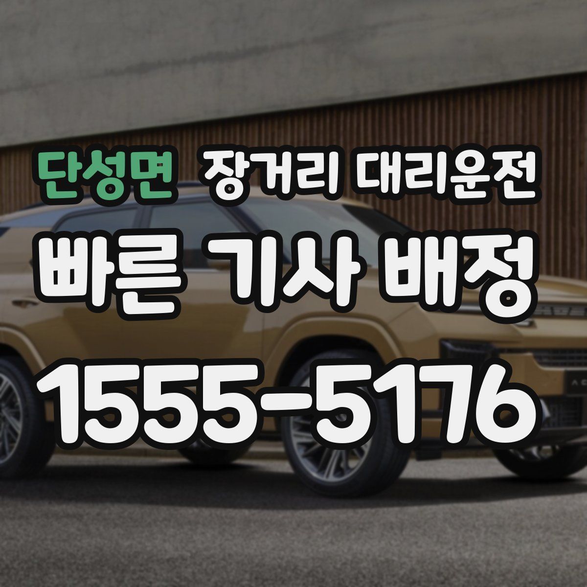단성면 장거리 대리운전