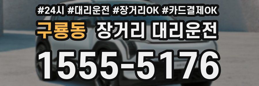 구룡동 장거리 대리운전