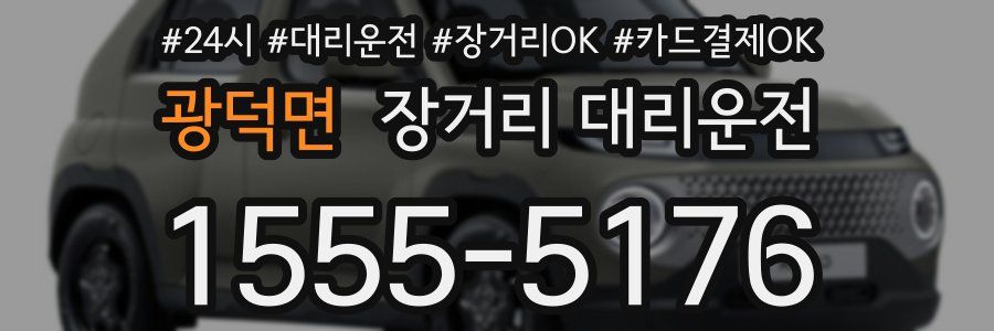광덕면 장거리 대리운전