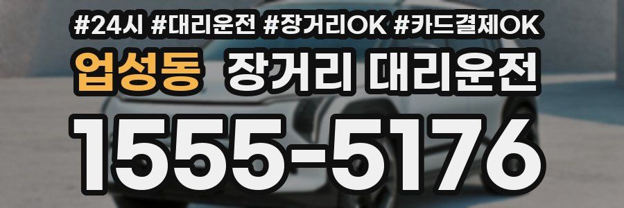 업성동 장거리 대리운전