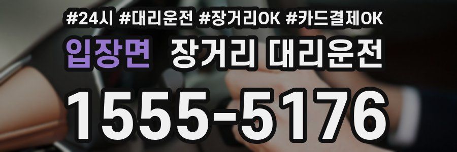 입장면 장거리 대리운전