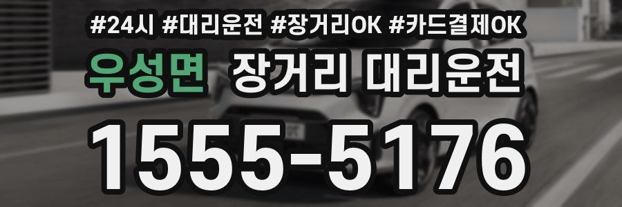 우성면 장거리 대리운전