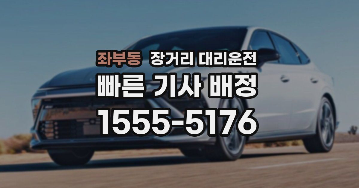 좌부동 장거리 대리운전