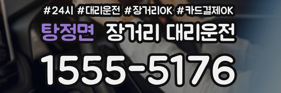 탕정면 장거리 대리운전