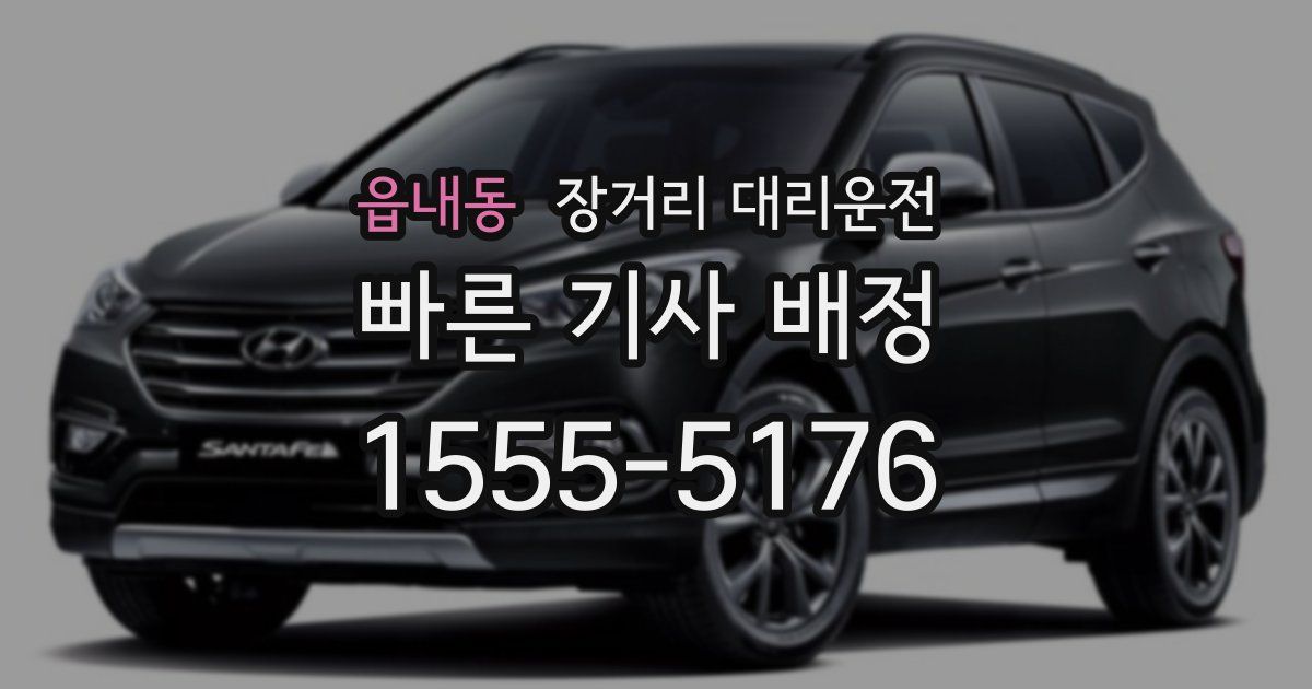 읍내동 장거리 대리운전