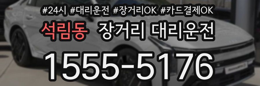 석림동 장거리 대리운전