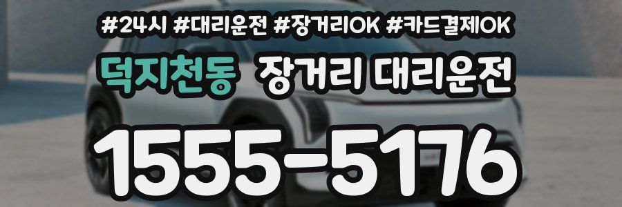 덕지천동 장거리 대리운전