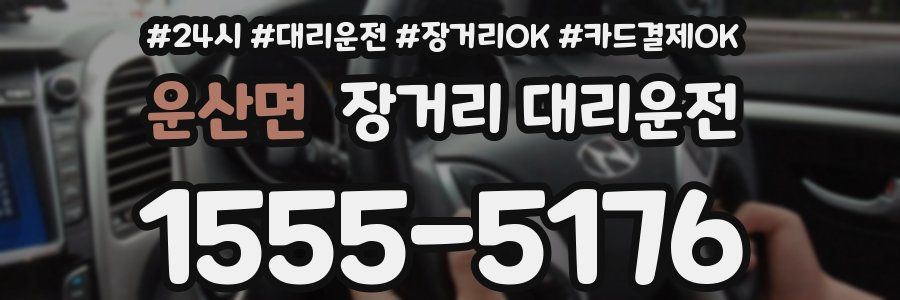 운산면 장거리 대리운전