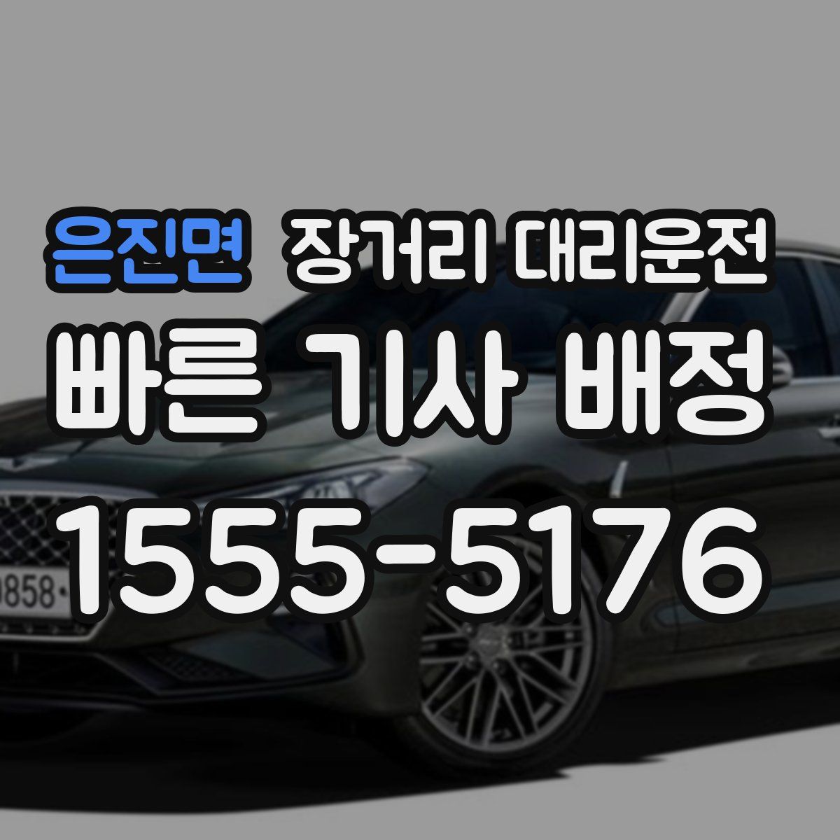 은진면 장거리 대리운전
