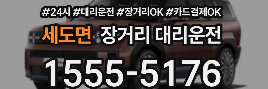 세도면 장거리 대리운전