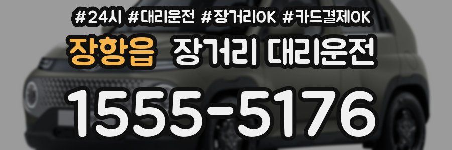 장항읍 장거리 대리운전