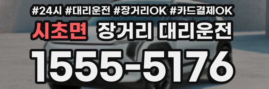 시초면 장거리 대리운전