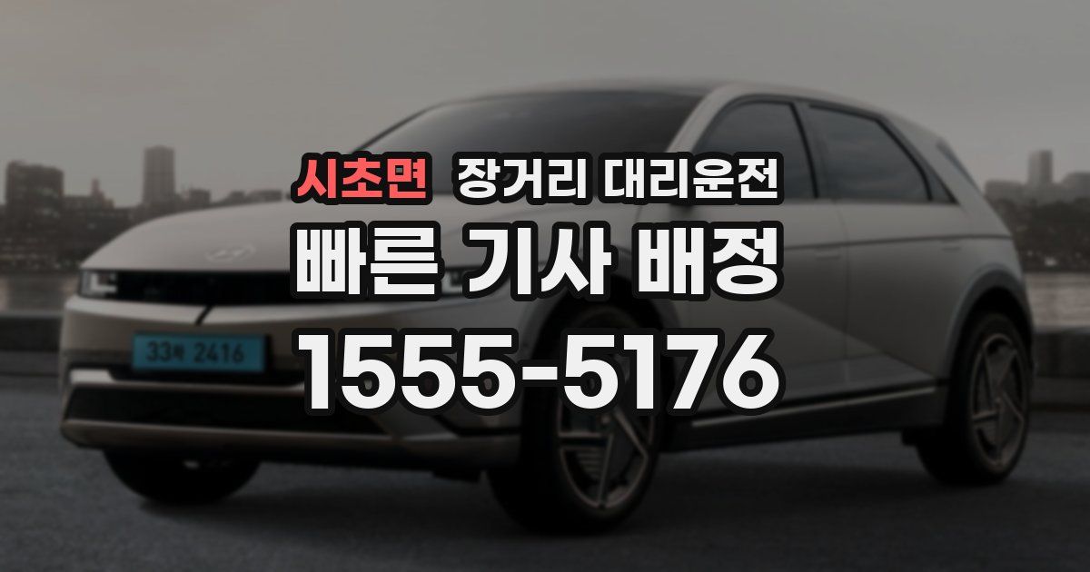 시초면 장거리 대리운전