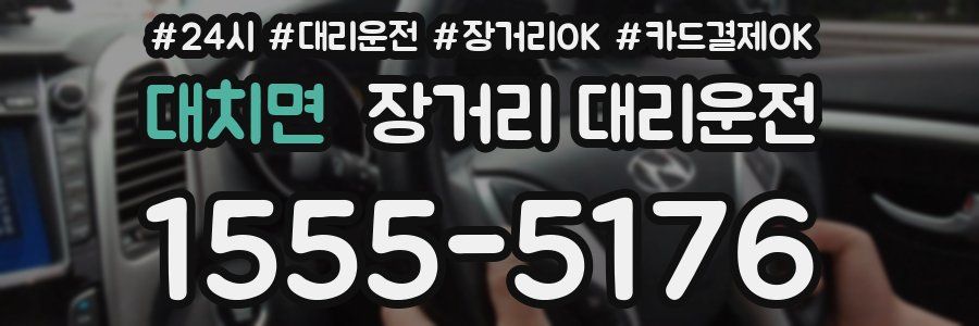 대치면 장거리 대리운전