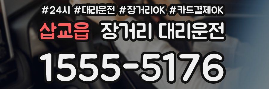 삽교읍 장거리 대리운전