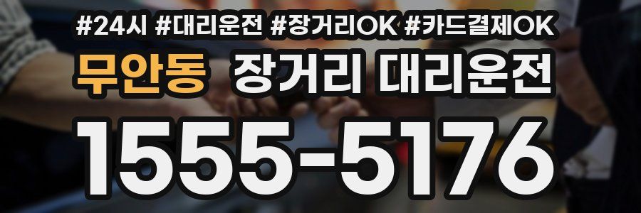 무안동 장거리 대리운전