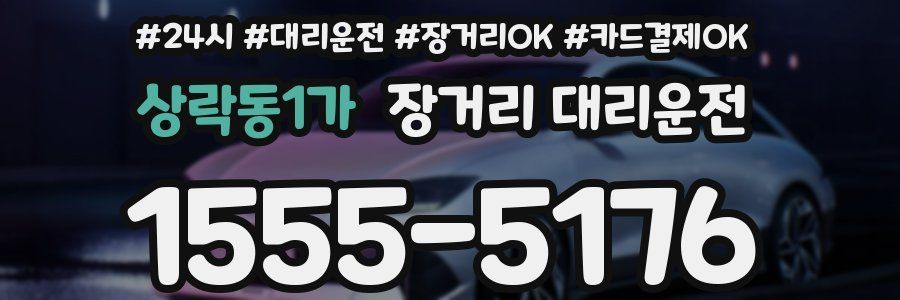 상락동1가 장거리 대리운전