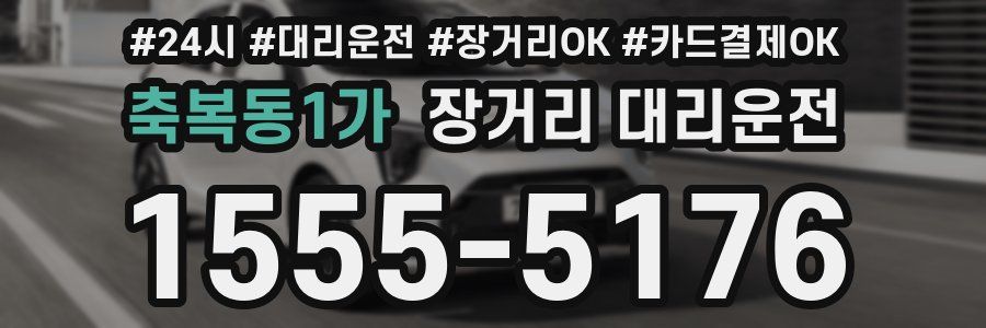 축복동1가 장거리 대리운전