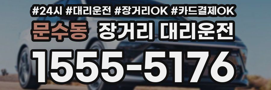 문수동 장거리 대리운전